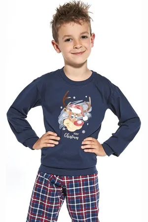 Cornette Familie Pyjama voor jongens Reindeer 593/113 966/113 86/92