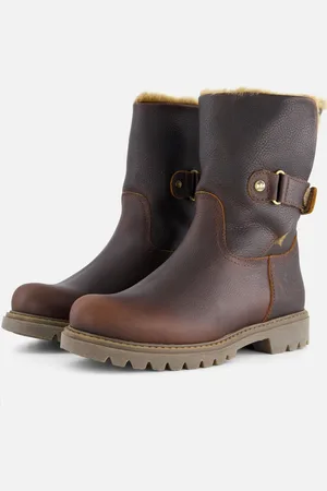Panama Jack Felia Enkellaarzen Dames -Chestnut