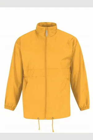 B and C Windjas/regenjas voor heren zonnebloem maat 2XL