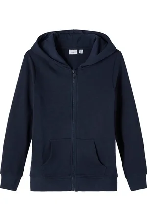 NAME IT NKMNESWEAT CARD W HOOD BRU NOOS Jongens Vest