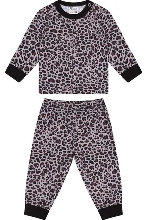 Beeren Kinderpyjama - Beige/Bruin - Wildlife/Luipaard Print - -86/92