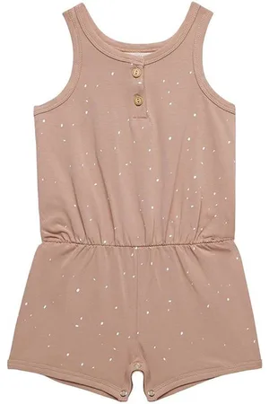 Little Indians Jumpsuit Kort Dots Meisjes Katoen Mt 122