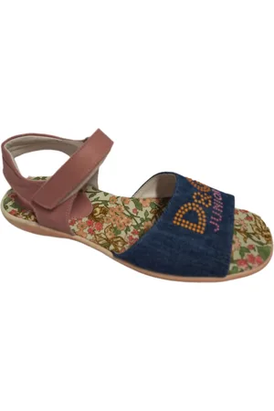Dolce & Gabbana D&G FASCIA BLEU DENIM FLEURI SOLE SIZE 36