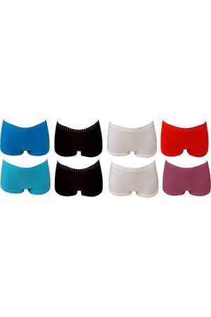 Sweet Angel Dames boxershorts met strass-steentjes 8pack maat S/M