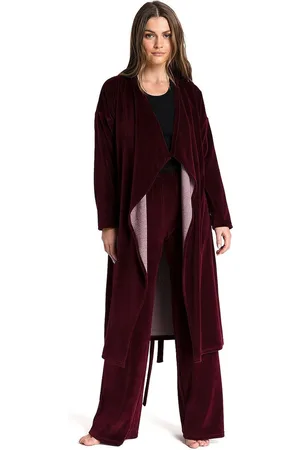 Merkloos Velour Loungewear Set Luna / Broek & Ochtendjas / Katoen-Velour / / L/XL