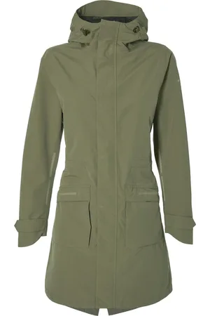 BASIL Mosse Dames Regenjas - Olive Green