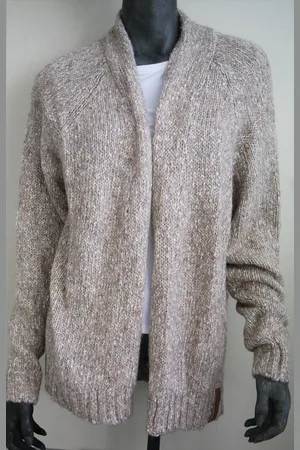 Moscow Cardigan Vest - Clay Melange