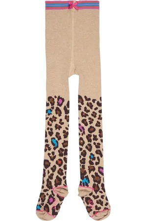 Merkloos Maillot met luipaard print maat 98/104