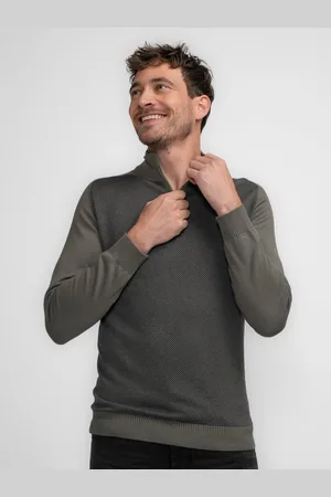 Petrol Industries Men knitwear collar - M-3040-KWC205 - 6088 green