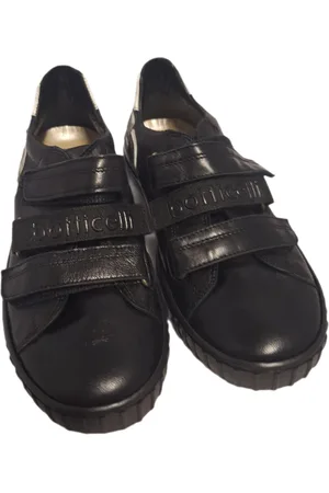 botticelli NAPPA NERO- VELCRO- -SIZE 35