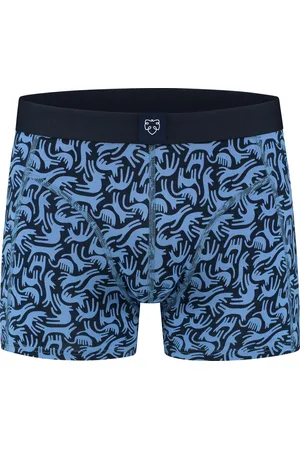 A-dam Flumbling Cats - Boxershort - Katoen - Onderbroek - Ondergoed - Heren - Marine - S