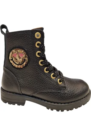 Develab 42950 922 Black Meisjes Veterlaarzen - - 26