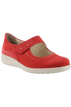 Solidus Ballerina - dames - Kate 29013 50046, nubuk - red kiss(K) maat EU: 40 2/3 en UK: 7