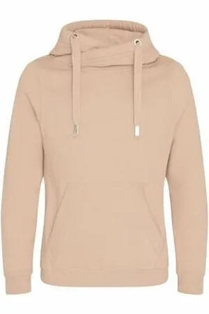 AWDis Cross Neck Hoodie Unisex Normal fit Nude maat XL