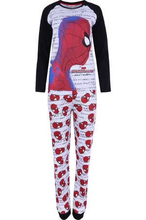 Marvel Comics Spiderman - Grijs-Zwarte Pyjama voor Jongens