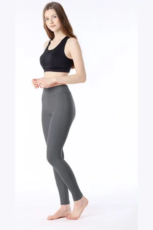 Merry Style Dames Lange Leggings - Sport - Vrijetijdsbroek - Lange - Sporbroek - van Katonen - Brede Taille - MS-MS10-429-LE - - XL