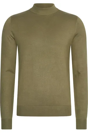 Mario Russo Heren Sweaters Turtle Neck Trui Tarmac -