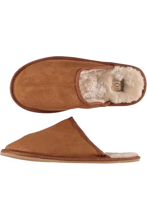 Apollo Klassieke Pantoffel - Sloffen - Instappers - Dames - Cognac - 39/40