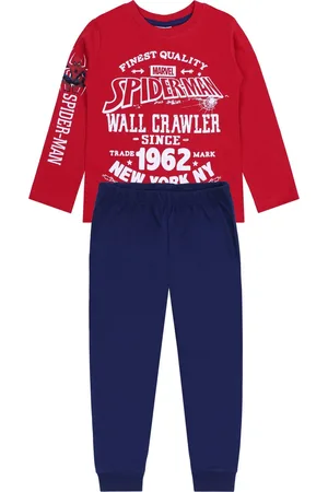 Marvel Tweedelige MARVEL Spiderman-pyjama in en marineblauw / 104 cm