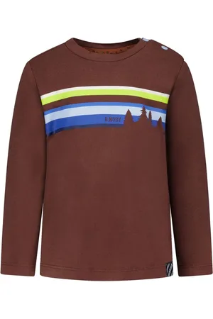 B.Nosy B.Nosy -Jongens shirt - Hazel brown