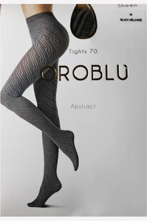 Oroblu Fantasie 70 den panty Sheen abstract maat S