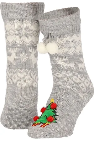 Apollo Dames Kerstsokken Met Antislip