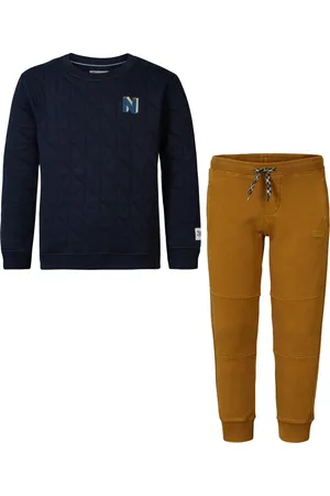 Noppies Kledingset - Jongens - 2 delig - Joggingbroek Wheaton Bistre - Sweater Wurtland Dark Sapphire