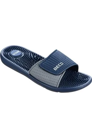 Beco Badslippers Met Klittenband Heren