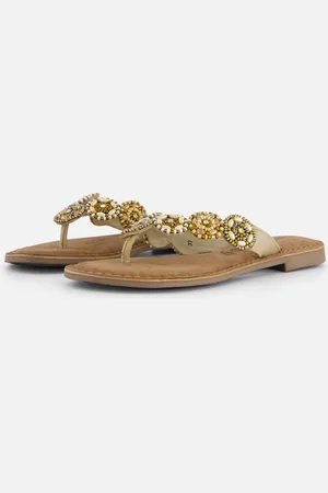 Lazamani Slippers Leer - Dames