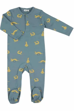 Trixie Onesie Met Voetjes Whippy Weasel Grijs