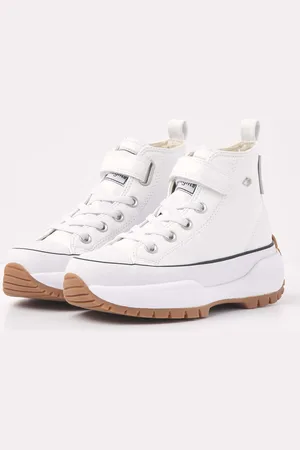 British Knights KAYA MID FLY Meisjes sneakers hoog - Wit - maat 35