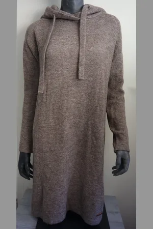 Moscow Hooded Dress - Clay