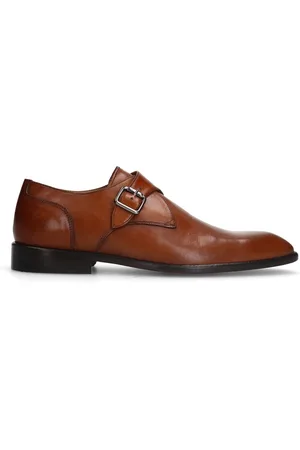 Manfield Heren - leren gespschoenen