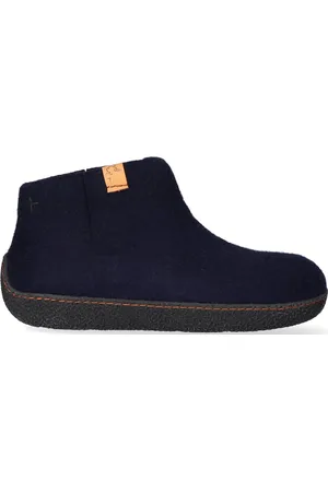 Tofvel Rabara Wolvilt Sloffen Navy Blue