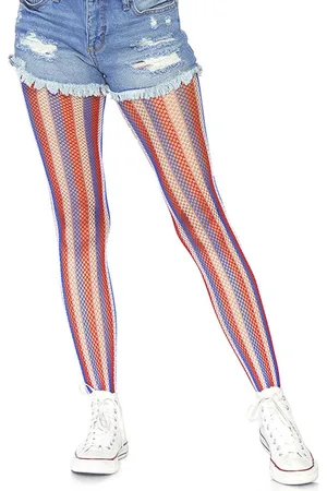 Leg Avenue Americana striped pantyhose