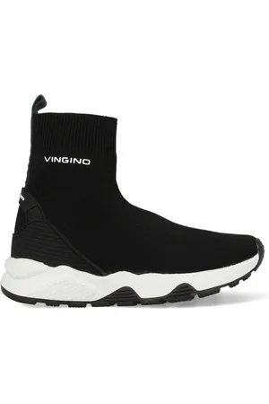 Vingino Gino Hoge sneakers - Jongens - Zwart