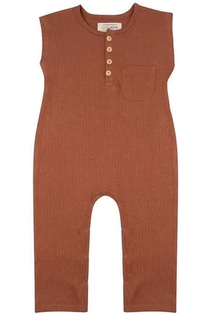 Little Indians Jumpsuit Geribbeld Meisjes Katoen