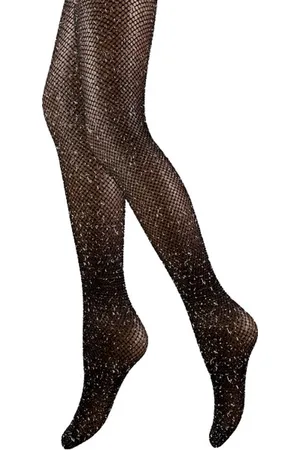 Merkloos Glitterpanty - Visgraat - -Goud