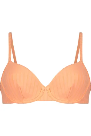 Hunkemöller Hunkemoller Gili rib unpadded bikinitopje Dames Bikinitopje