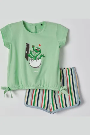 Woody Pyjama meisjes - krokodil - - 221-3-BST-S/703 - maat 68