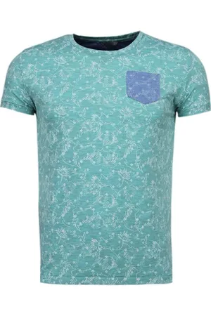 Black Number Blader Motief Summer - T-Shirt - Groen