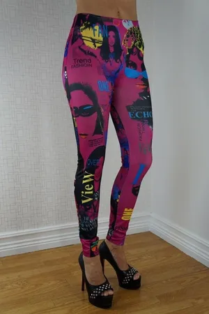 Merkloos Print Legging (Phiby)
