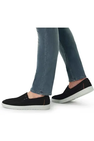 No Stress Heren - Zwarte suède loafers