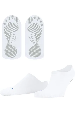 Falke Cool Kick anatomische pluche zool Zacht Ademend Sneldrogend sneakersokken unisex wit