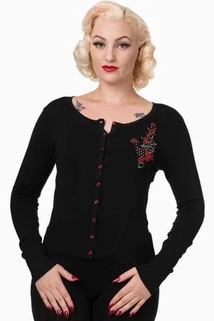 Banned Retro Anchor Cardigan - M