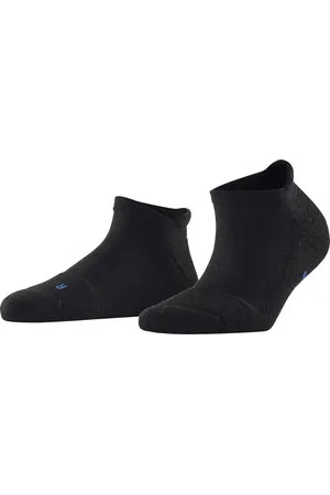 Falke Keep Warm anatomische pluche zool merinowol sneakersokken dames zwart