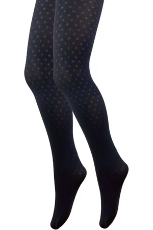 Merkloos Panty meisjes met ruitjes patroon-