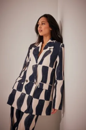 NA-KD Double Breasted Blazer Dames Blazer