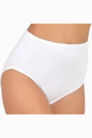 Merkloos Hoge Taille Slips - 95% Katoen - Ondergoed Dames - XL - - 6 Stuk