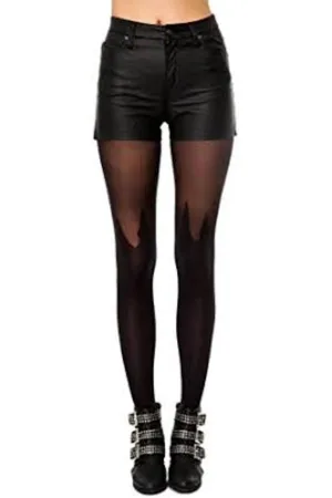 Pretty Polly Panty - Fashion - Spike Mock Hold Up - One Size -36/40